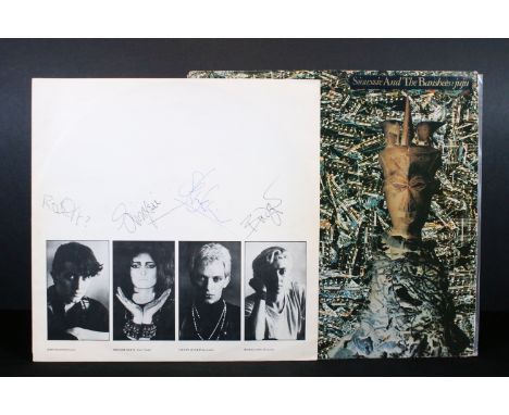 Vinyl &amp; Autographs - Siouxsie &amp; The Banshees JuJu LP with inner sleeve signed by Siouxsie Sioux, Robert Smith (The Cu