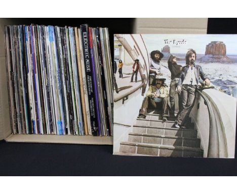 Vinyl - Over 65 Folk Rock, Americana, Folk LPs and 1 box set to include The Byrds x 3, Gram Parsons x 3, The Flying Burrito B