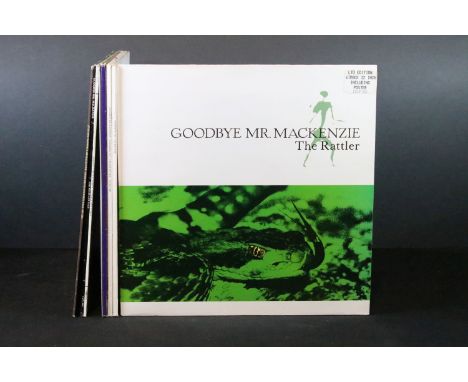 Vinyl - 3 albums and 5 x 12 by Goodbye Mr. Mackenzie to include: Fish Heads And Tails (caps 2001), Hammer And Tongs (RAR 1022