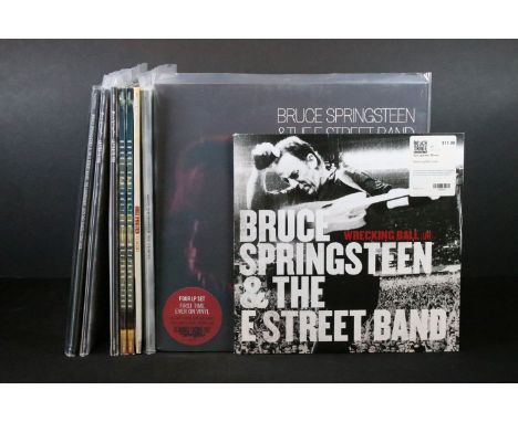 Vinyl - 8 Bruce Springsteen 2000 onwards released albums and one 10" to include: Hammersmith Odeon, London ’75 (Sony Music – 