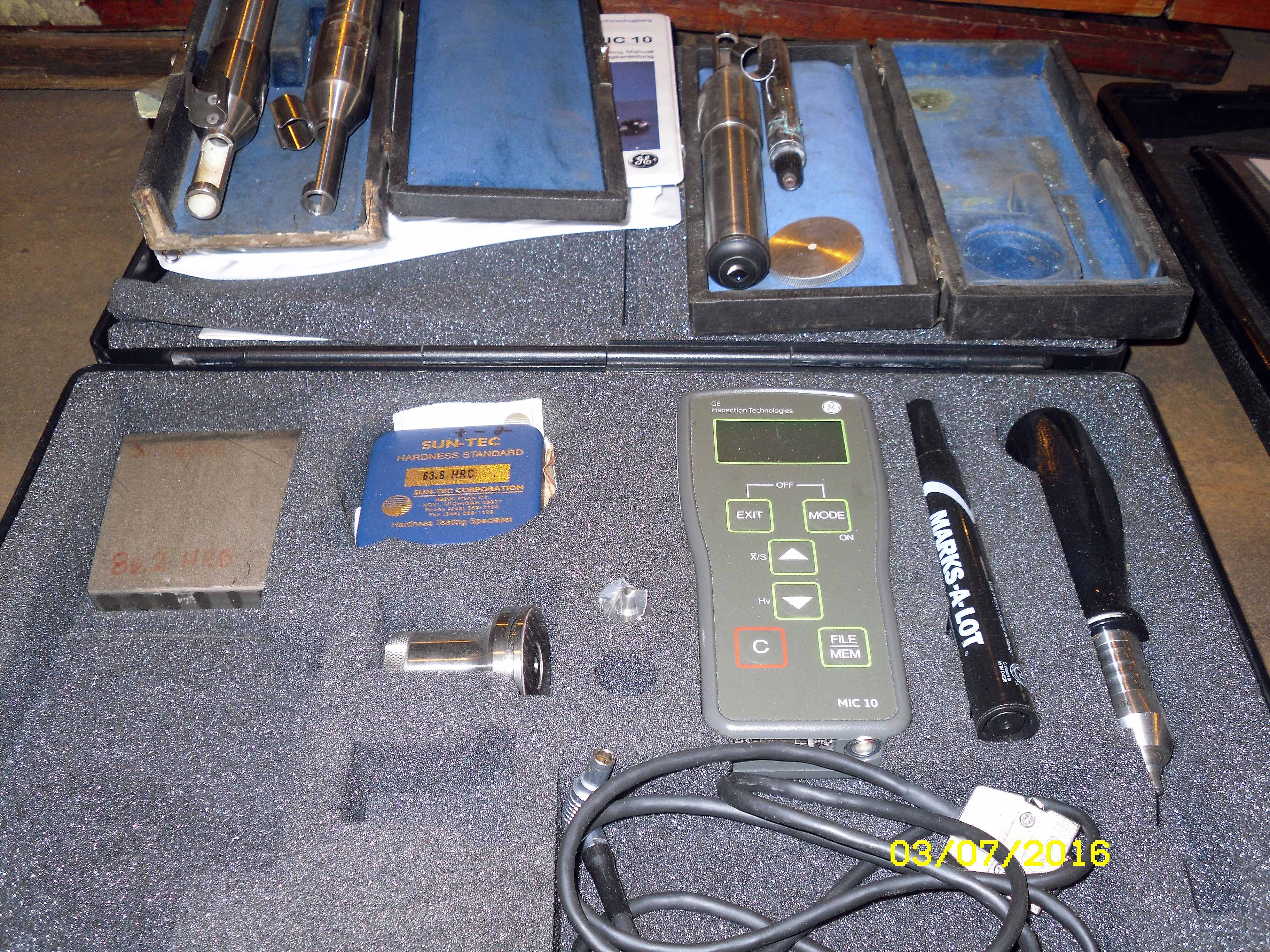 HARDNESS TESTER, GE INSPECTION TECHNOLOGIES MIC 10