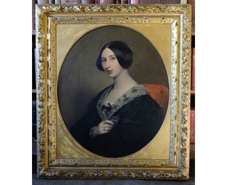 CANACIARI A portrait of Geraldine Laura Hutchingsthe wife of Hubert Hutchings, inscribed on a label on the reverse and dated 