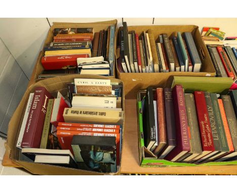 Twenty-three boxes of reference books, including: art, antiques, science, literature, and othersCondition report: These are f