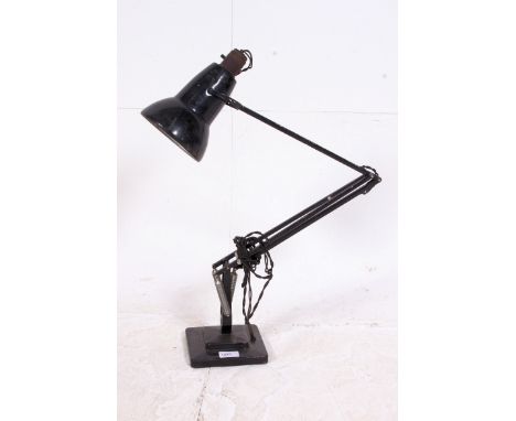1960's HERBERT TERRY ANGLEPOISE LAMP in cream, marked 'Made in England by Herbert Terry & Sons Ltd. Redditch' and ' The Angle