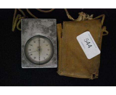 A vintage Finnish military compass in its original canvas case