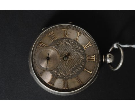19th Century silver hallmarked fusee pocket watch by H Zusman Wolverhampton. The movement marked for H Zusman Wolverhamton No