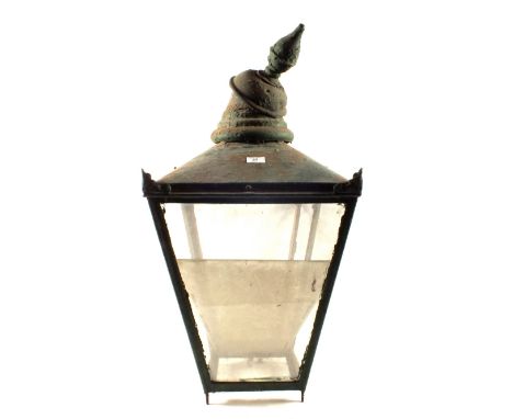 A Copper street lantern top (for restoration)