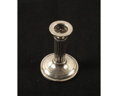 A miniature Silver candlestick, Chester 1906
