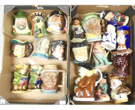 Selection of Toby and Character Jugs including examples from Sylvac, Kelsboro Ware, Wood &amp; Sons and Shorter &amp; Sons. (