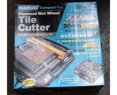 A Power Devil C1100W circular saw, an Energer 710W 2mm planer, and a Plasplugs Diamonf Whet Wheel Tile Cutter