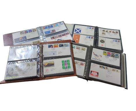 Four albums of Royal Mail commemorative First Day Covers c.1980's and 1990's (4)