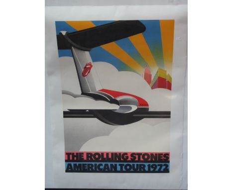 The Rolling Stones, after John Pasche, 'The Rolling Stones American Tour 1972' and 'The Rolling Stones European Tour 1970', p