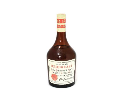 John Jameson &amp; Son's 12 Year Old Redbreast, Liqueur Whiskey, 1960's bottling, matured and bottled by Gilbey's of Dublin, 