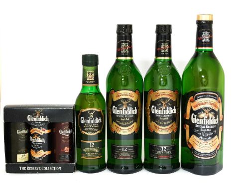 Glenfiddich Special Reserve Single Malt Scotch Whisky, 43% vol 1 litre (one bottle), Glenfiddich Special Reserve Single Malt 