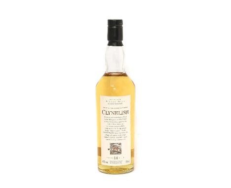 Clynelish 14 Year Old Single Malt Scotch Whisky, Flora and Fauna bottling, 43% vol, 70cl (one bottle)