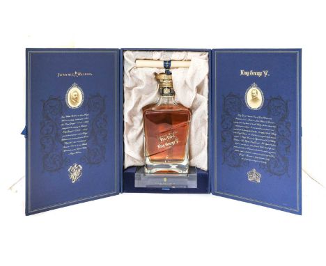 Johnnie Walker Blue Label Blended Scotch Whisky, King George V Edition, 43% vol, 700ml, in original presentation box with scr