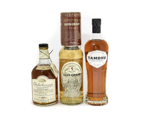 Glen Grant Pure Malt Scotch Whisky, 40% vol, 1 litre (one bottle), Tamdhu 10 Year Old Speyside Single Malt Whisky, Industry a