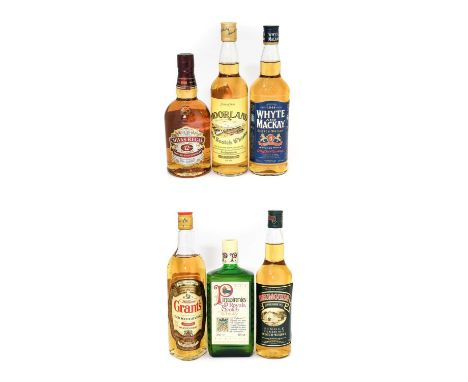 Moorland Old Scotch Whisky, blend, 40% vol 70cl (one bottle), Whyte and Mackay Scotch Whisky, blend, 40% vol 70cl (one bottle