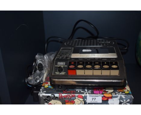 A vintage tape cassette player by Superscope