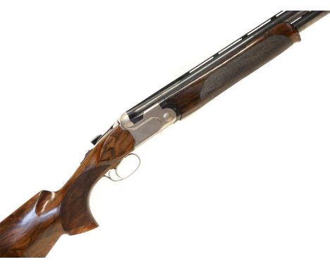 Beretta DT10 Trident 12 bore over and under shotgun, serial number AF0345B, 28.75inch multichoke barrels, five chokes present