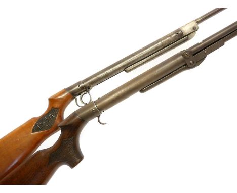 Two air rifles for restoration, to include a Lincoln Jeffries .177 underlever rifle serial number 35071L, and a BSA .177 brea