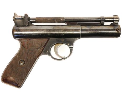 Webley Senior .22 air pistol, cylinder number 1351.  No licence required to buy this item, purchaser must be over the age of 