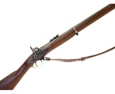 Cold Mountain Film Prop, Armi Sport percussion muzzle loading .577 / .58 rifle, serial number E13114, 39 inch barrel with thr