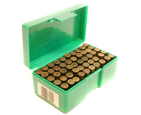 .300 Rook Rifle ammunition, 50 rounds, some headstamps marked Eley, the others are unmarked. UK FIREARMS LICENCE WITH CORRECT