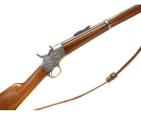 Danish Remington 11.7x51R M.1867 rolling block rifle, serial number 60055, 35inch barrel secured by three bands, fitted with 