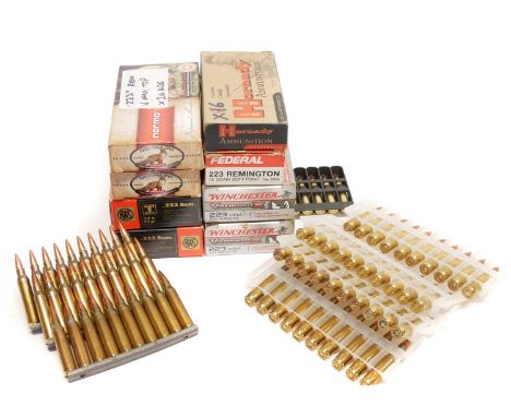 .223 ammunition, 218 rounds by Norma, Federal, Winchester, and RWS. UK FIREARMS LICENCE WITH CORRECT AMMUNITION OR RFD REQUIR