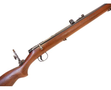 LSA .22lr bolt action 1907 pattern Cadet / training rifle, serial number 4414, 24 inch barrel fitted with SMLE rear sight pro