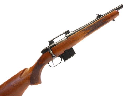 CZ bolt action 7.62x39 rifle, serial number C456079, model 527 Carbine, 18.5inch barrel fitted with iron sights, the action f