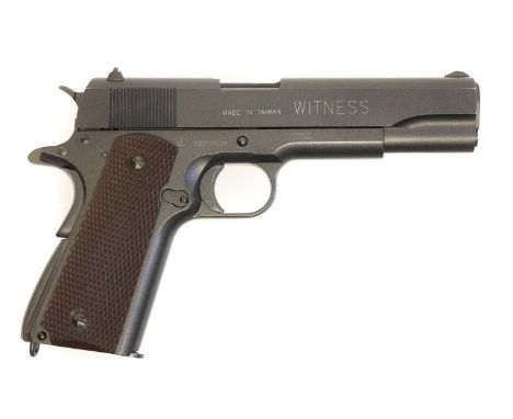 Tanfoglio Witness 1911 .177 air pistol, serial number 10715639, with box and instructions.No licence required to buy this ite