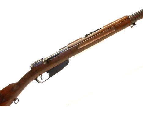 Deactivated Irish M1904 Ulster Volunteer Force Steyr Mannlicher bolt action rifle, 29inch barrel fitted with folding ladder s