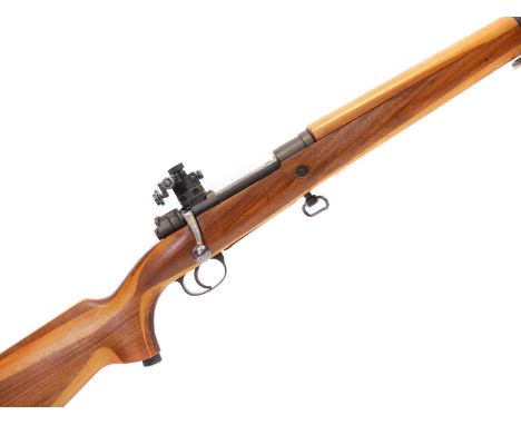 Kongsberg M58F1 rifle converted to a 7.62x 51 target rifle, serial number GB00019, originally a Norwegian Army sniper rifle, 