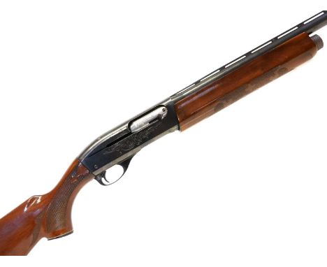 Remington Model 1100 12 bore semi auto shotgun, serial number L385770V, 25inch barrel with three quarter choke, two shot maga