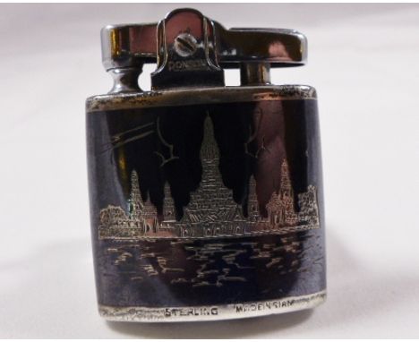 STERLING SILVER RONSON LIGHTER. Sterling silver Ronson lighter