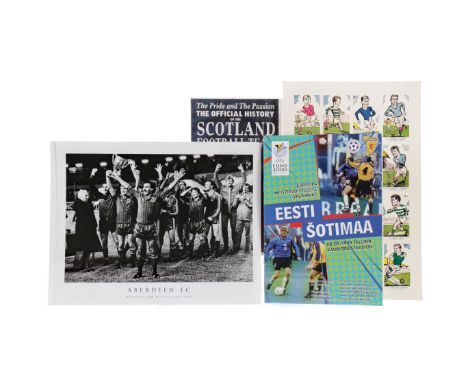 ESTONIA VS. SCOTLAND EURO 2000 QUALIFIER AUTOGRAPHED PROGRAMME, the game that never was, circa 8/9/1999, signed by the Scotla