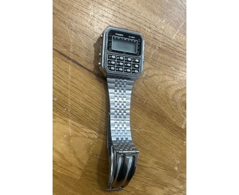 Vintage Casio C-801 wrist watch - untested 