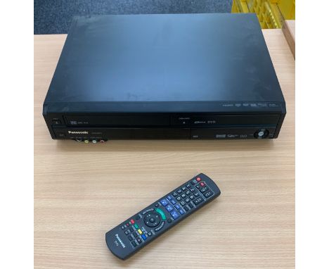 Panasonic DMR-EZ49V Black DVD &amp; VHS Recorder Combo - Freeview - Black - USB - untested 