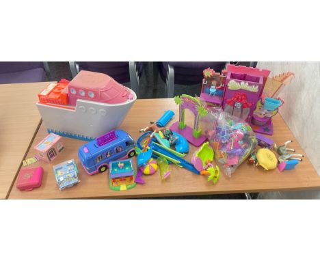 Job lot of assorted vintage polly pocket toys 