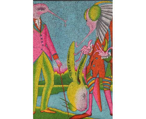 Artist: Mikhail ChemiakinTitle: Carnival in ST. PetersburgOrigin: Russia, 1980Medium: Lithograph on PaperDimensions: 17x19inA