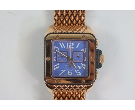 Cuadro chronographCase Size: 43Case Material:Stainless steelMaterial: PolyurethaneCrown Type: PushCrystal Type: Flame fusionD