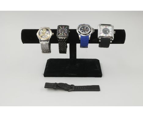 Stuhrling Xtreme Impulse XT (automatic skeleton)Case Size: 47mm Case Material: stainless steel Material: stainless steelBezel