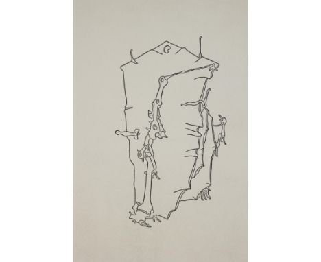 Artist: Yves TanguyTitle: The Myth of the Pierced Rock (A)Origin: French 1947Medium: Etching on PaperDimension: 19x23inAdditi