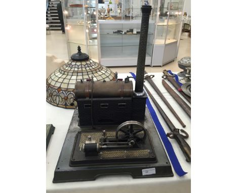 A large Marklin stationary steam engine H46cm x 34cm