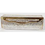 YVES SAINT LAURENT GOLD TONE HEART MINAUDIERE, W 6\u0026quot;: Gold tone ...  