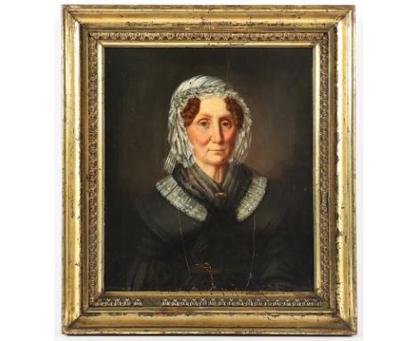 PORTRAITMALER M. 19.JH., "Bildnis der Gertrude Primavesi (1787-1850)", Öl/Lwd., 37 x 32, besch., R.