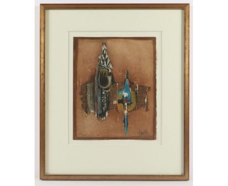 FRIEDLAENDER, Johnny, "o.T.", Original-Farblithografie, 35 x 29, nummeriert 101/150, handsigniert, R.
