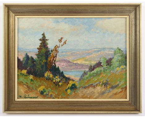 PRÜSSEN, Clemens (1888-1966), "Landschaft", Öl/Platte, 30 x 40, unten links signiert, R.